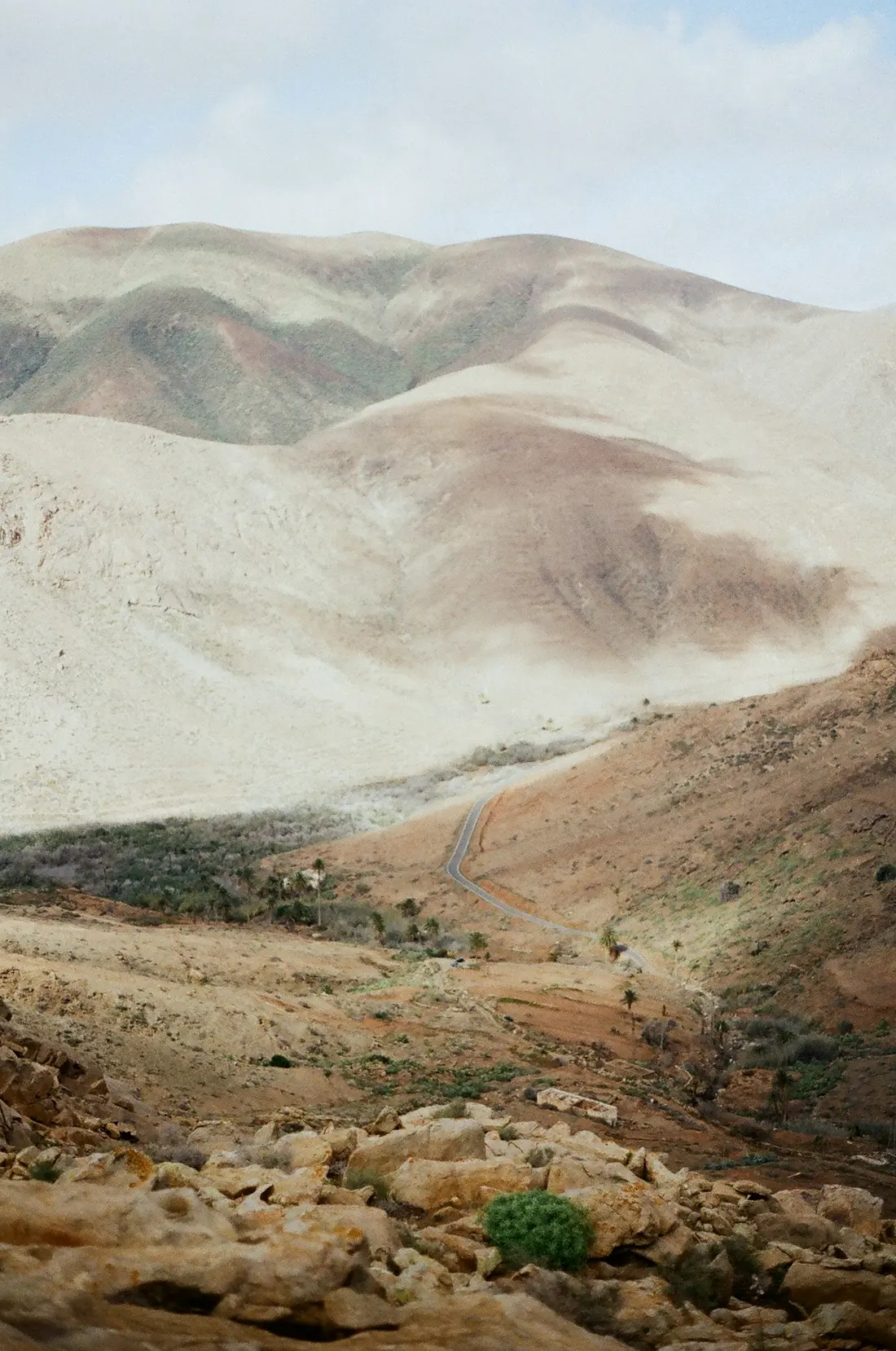 Montañas áridas del interior de Fuerteventura